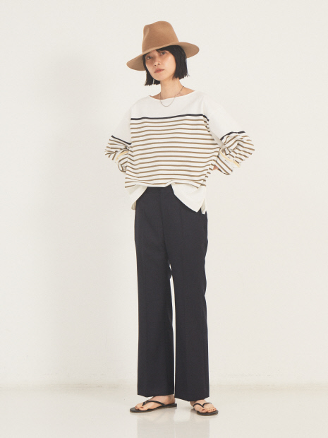 【COCUCA】バスクボーダーTシャツ