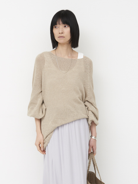 【COCUCA】2WAYリリヤーンニット