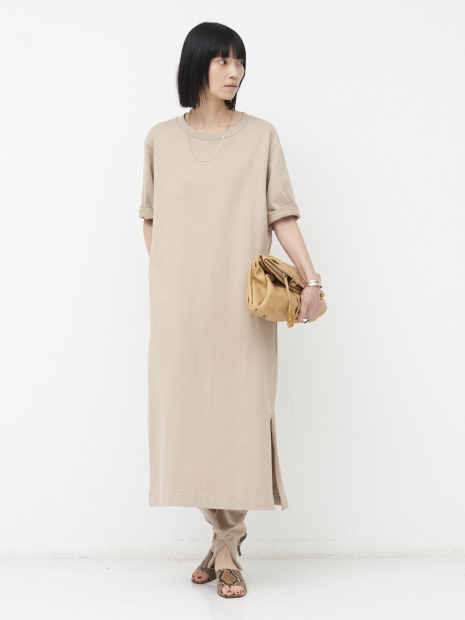 【stylist 村山佳世子×THE STORE by C'】オーガニックコットンジャージーTワンピース