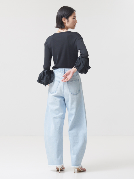 【COCUCA】タフタコンビネーション プルオーバー