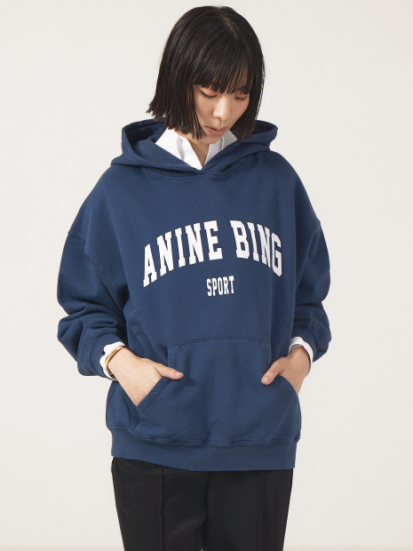 【ANINE BING】ロゴフーディ