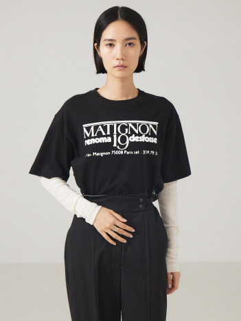 THE STORE by C' - 【Couture d'Adam × renoma PARIS 】Matingnon Tシャツ