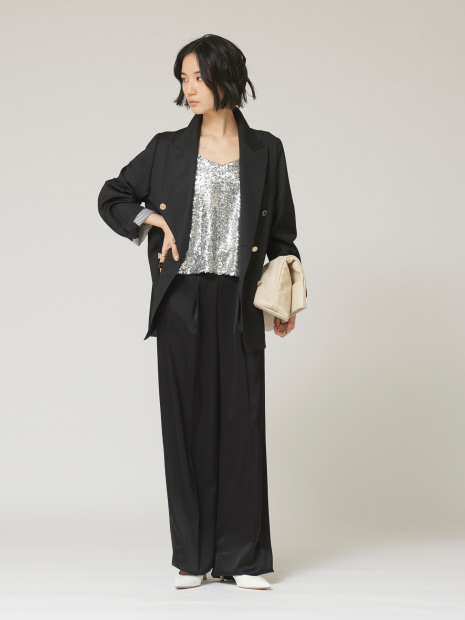 【COUTURE D'ADAM】Sequin camisole
