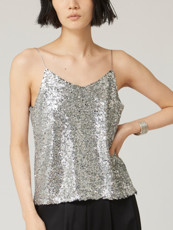 THE STORE by C' - 【COUTURE D'ADAM】Sequin camisole