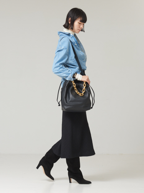 【ZANCHETTI】DRAWSTRING BAG