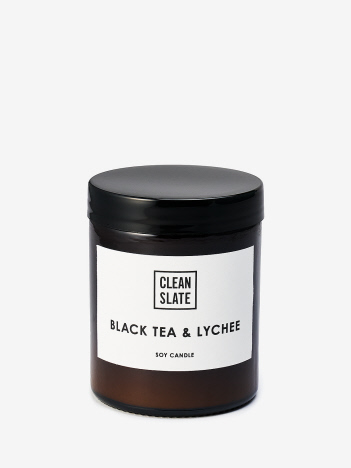 【CLEAN SLATE】センテッドキャンドル / BLACK TEA&LYCHEE