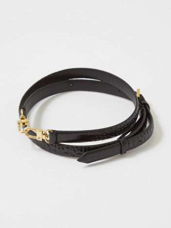 【TOTEME】Double Clasp Leather Belt/レザーベルト