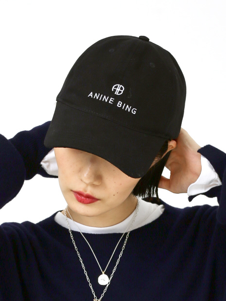 【ANINEBING】BASEBALL CAP / BLACK