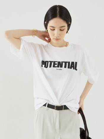 【COCUCA】POTENTIALロゴTシャツ