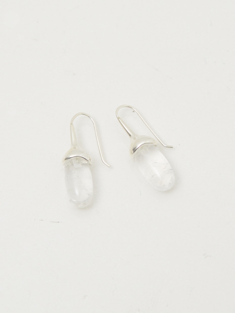 【SOPHIE BUHAI】 Dripping Stone Earrings In Quartz／クォーツピアス