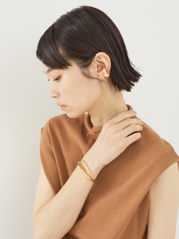 THE STORE by C' - 【TILLY SVEAAS】Small Plain Gold Bangle／ゴールドバングル