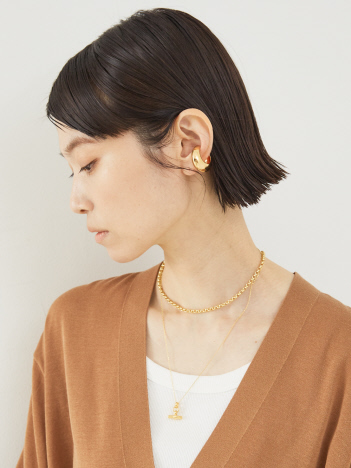 THE STORE by C' - 【TILLY SVEAAS】Mini Gold T-Bar On Trace Chain／トレースチェーンミニゴールドTバーネックレス