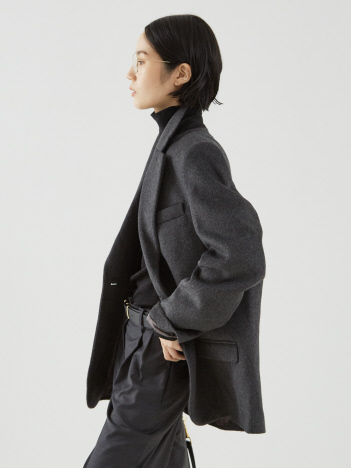 【ROHE】Textured Wool Blend Jacket／ウールジャケット