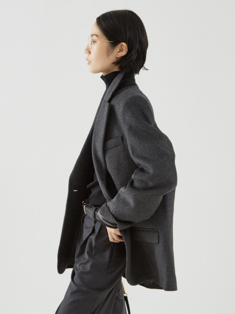 【ROHE】Textured Wool Blend Jacket／ウールジャケット