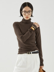 【ROHE】Fine Wool Turtleneck／ウールタートルネック