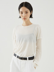 ザ・ストア バイ シー
【TOTEME】Layered Knit Tee／レイヤードニットトップス