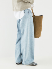 【TOTEME】Wide Leg Denim／ワイドレッグデニム