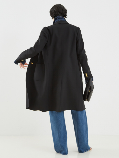 N＿8】ゴールド釦チェスターコート｜THE STORE by C' / ザ・ストア