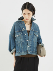 【Citizens of humanity】QUIRA PUFF JACKET／デニムジャケット