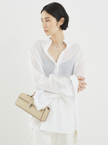 THE STORE by C' - 【TOTEME】Stand Collar Shirt／スタンドカラーシャツ