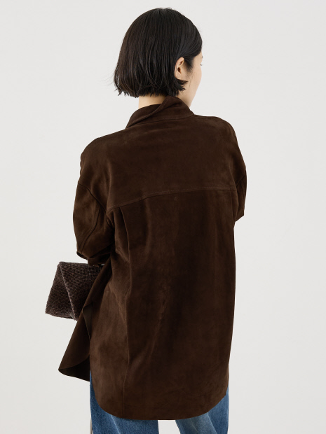 【METHODE】NINA in SUEDE/スエードシャツ【予約】