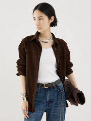 THE STORE by C' - 【METHODE】NINA in SUEDE/スエードシャツ【予約】