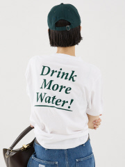 THE STORE by C' - 【Sporty&Rich】Drink More Water!T-Shirt/ロゴTシャツ