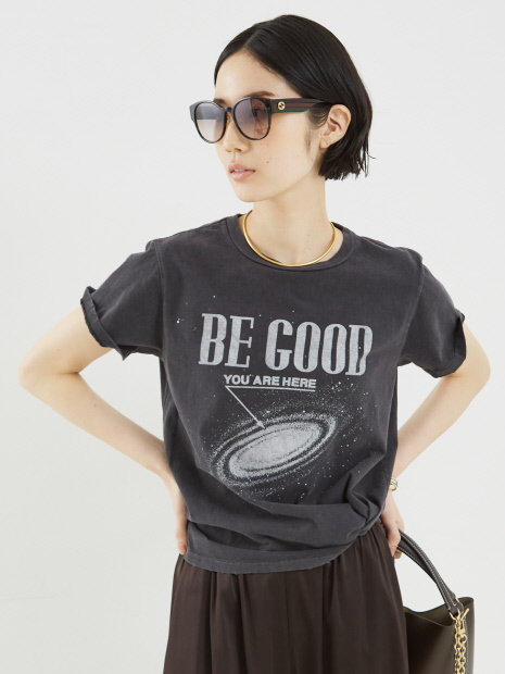 【REMI RELIEF】【別注】BE GOOD BE FREEプリントカットソー