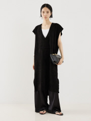 【METHODE】HABITO in SUEDE/スエードワンピース