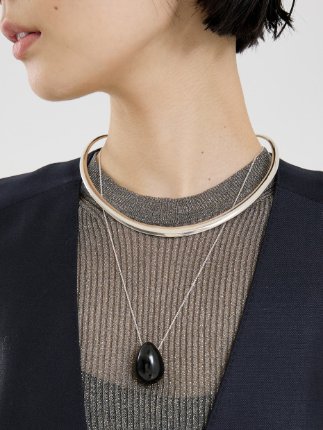 【SOPHIE BUHAI】Everyday Egg Pendant In Onyx/オニキスエッグペンダント