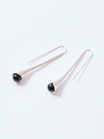 【SOPHIE BUHAI】Vienna Earrings In Onyx／オニキスピアス