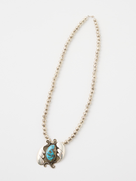 【Indian Jewelry】Vintage Navajo ターコイズネックレス
