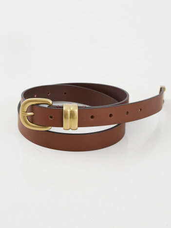 【BY MALENE BIRGER】ZOILO LEATHER BELT／レザーベルト