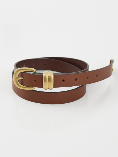 【BY MALENE BIRGER】ZOILO LEATHER BELT／レザーベルト