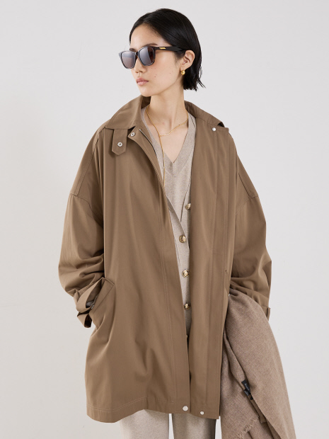 【TOTEME】OVERSIZED TRENCH JACKET／オーバーサイズトレンチジャケット