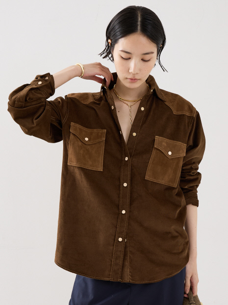 【TWP】COWBOY TAKE ME AWAY SHIRT／ウエスタンシャツ