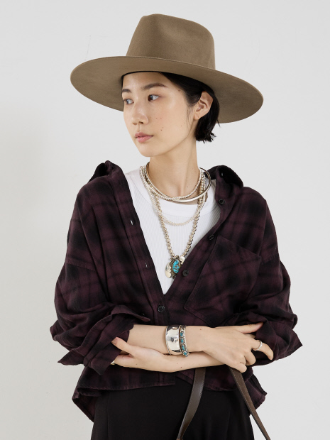 【AGOLDE】COMER SHIRT／チェックシャツ【予約】