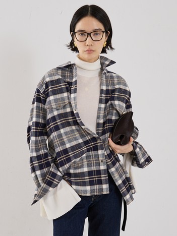 【TWP】DUTTON SHIRT／チェックシャツ