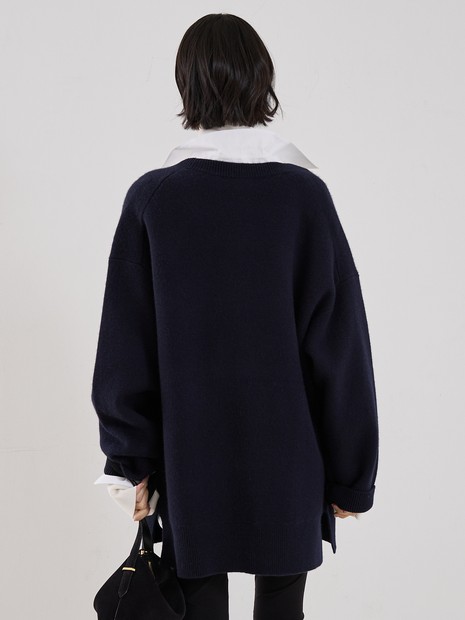 【TOTEME】LONGLINE CARDIGAN／ロングカーディガン