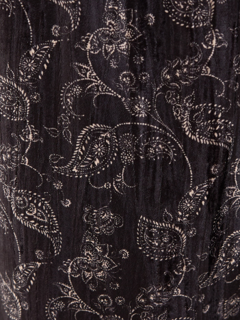 COUTURE D'ADAM】Paisley Velvet Dress Easy Pants／ペイズリー柄