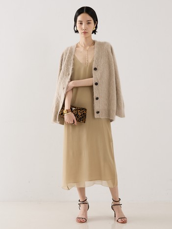 【TOTEME】CHIFFON SLIP DRESS／シフォンスリップドレス