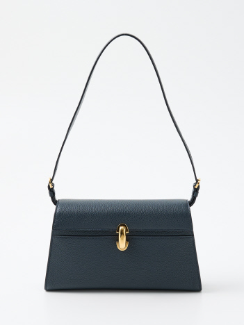 【SAVETTE】SYMMETRY SHOULDER BAG／レザーショルダーバッグ
