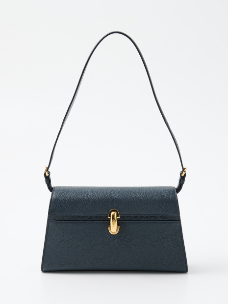 【SAVETTE】SYMMETRY SHOULDER BAG／レザーショルダーバッグ