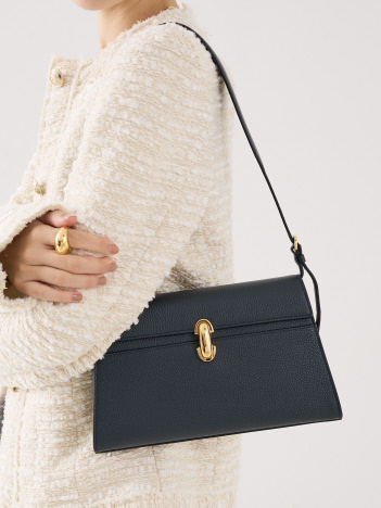 THE STORE by C' - 【SAVETTE】SYMMETRY SHOULDER BAG／レザーショルダーバッグ