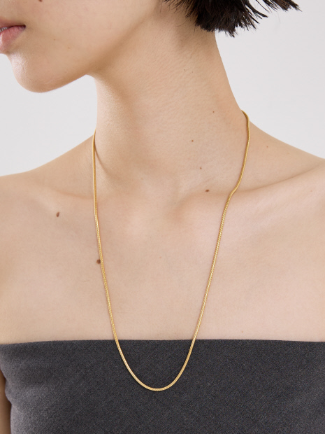 【MARIHA】Silent Rain ネックレス パイソンチェーン60cm