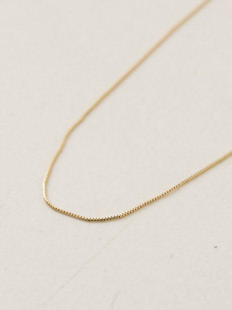 【GIGI】Gold Line Necklace/ゴールドチェーンネックレス38㎝
