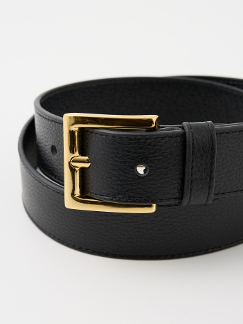 ATELIER AMBOISE】スクエアバックルシボレザーベルト｜THE STORE by C