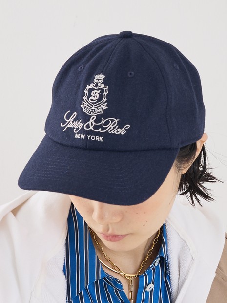 Sporty&Rich】Vendome Wool Hat／ウールキャップ｜THE STORE by C