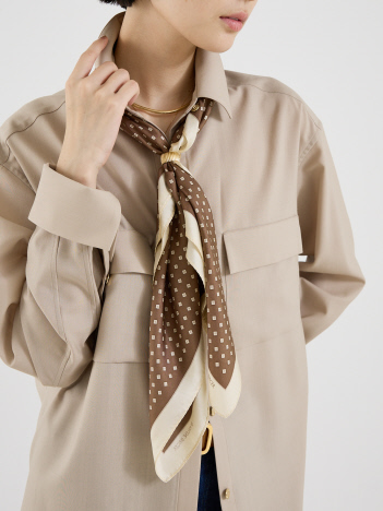 【BY MALENE BIRGER】VELIA／シルクスカーフ