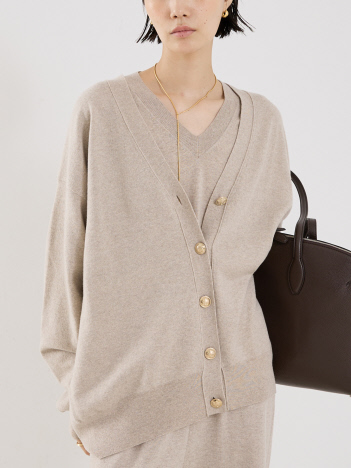 【COCUCA】オーバーサイズカーディガン